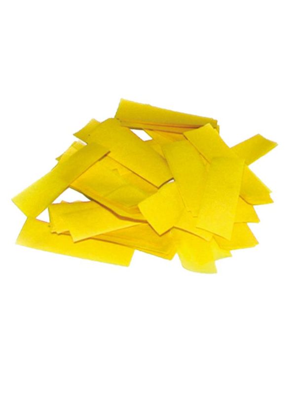 Konfetti langsam fallend 1kg gelb