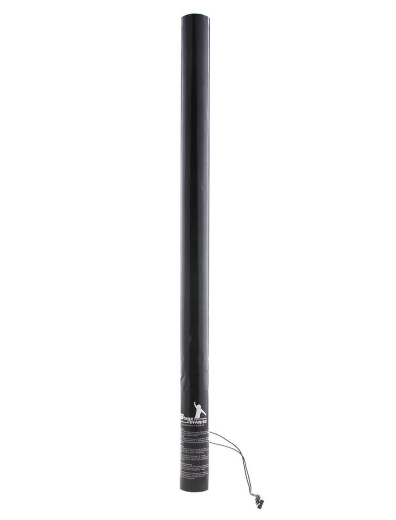Confettikanon elektrisch 80cm zilver streamer Confettikanon elektrisch 80cm zilver streamer