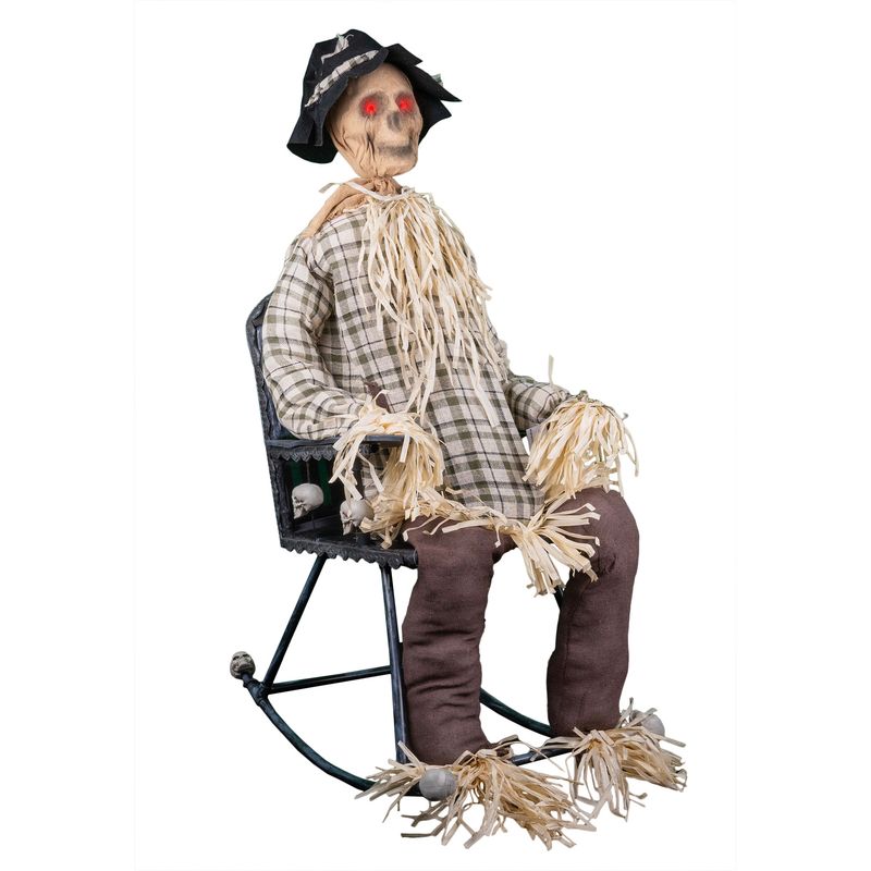 Schaukelstuhl Vogelscheuche 120cm Animatronic Schaukelstuhl Vogelscheuche 120cm Animatronic