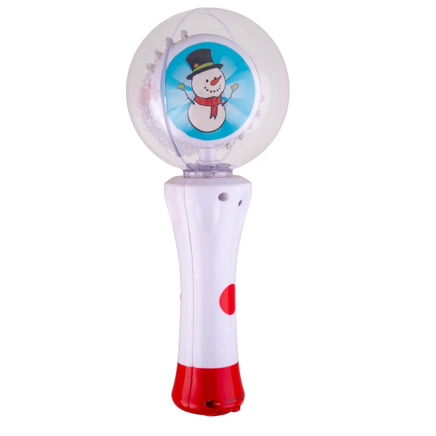 Schneemannwand Spinner LED