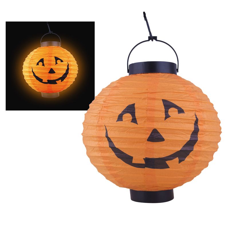 Kürbislaterne mit LED Licht Kürbislaterne mit LED Licht