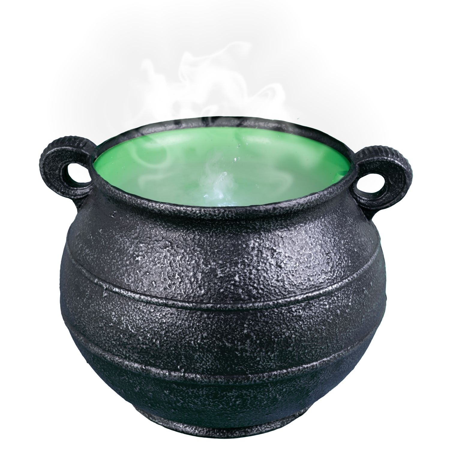 Hexenkessel mit Nebelmaschine Hexenkessel mit Nebelmaschine