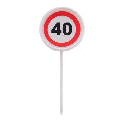 Cocktailspieße 40. Geburtstag 12er-Pack