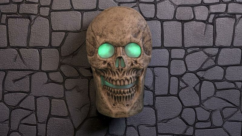 Schädel 61cm Animatronic