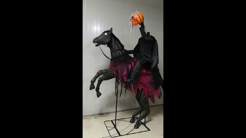 Reiter ohne Kopf 210cm Animatronic