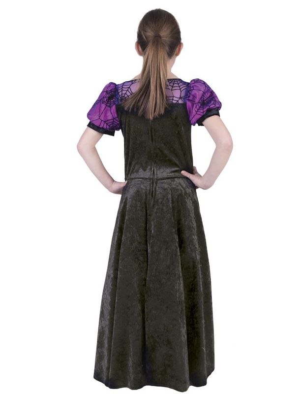 Kleid Spinnenhexe Lila Kind