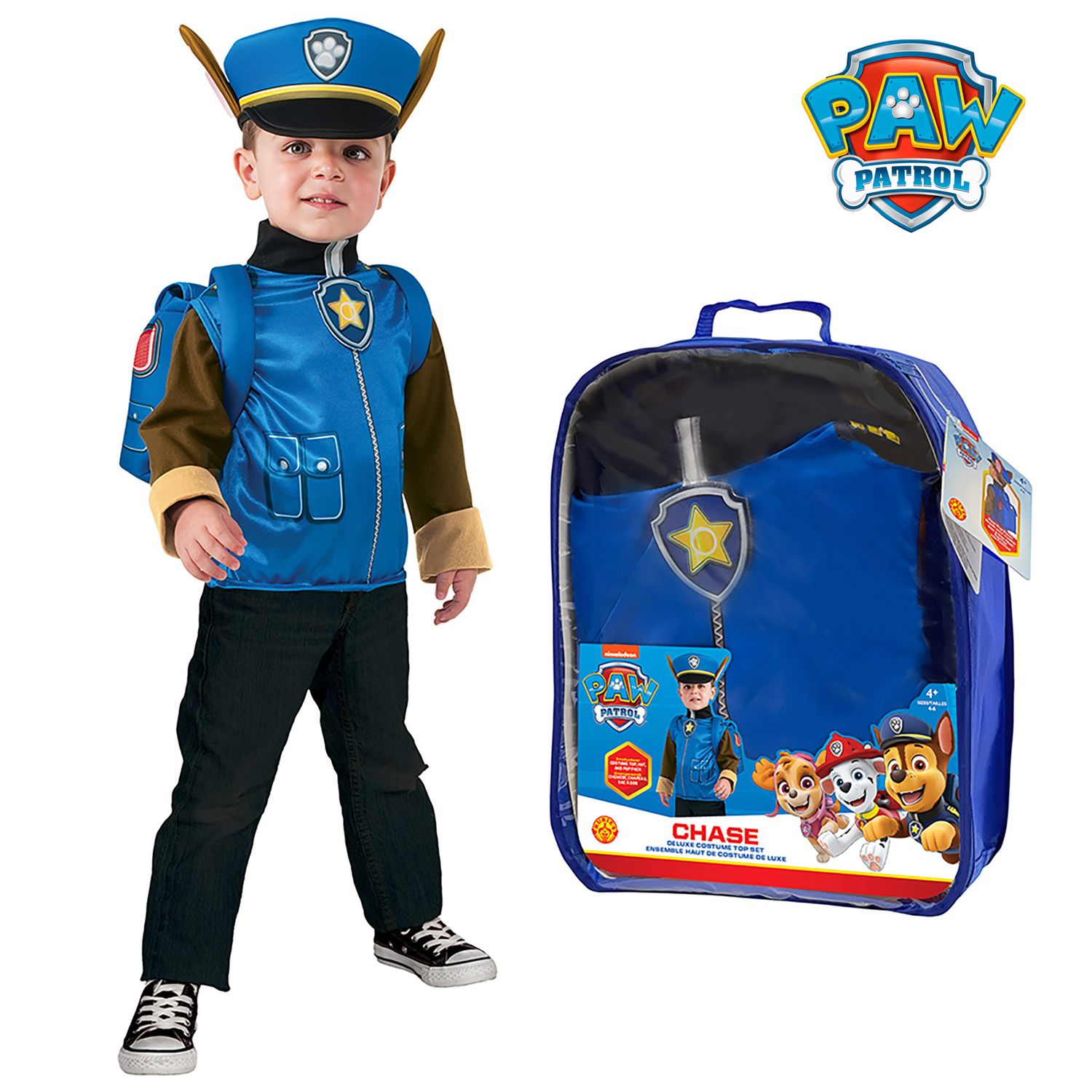 Paw Patrol Chase Rucksack-Verkleidset