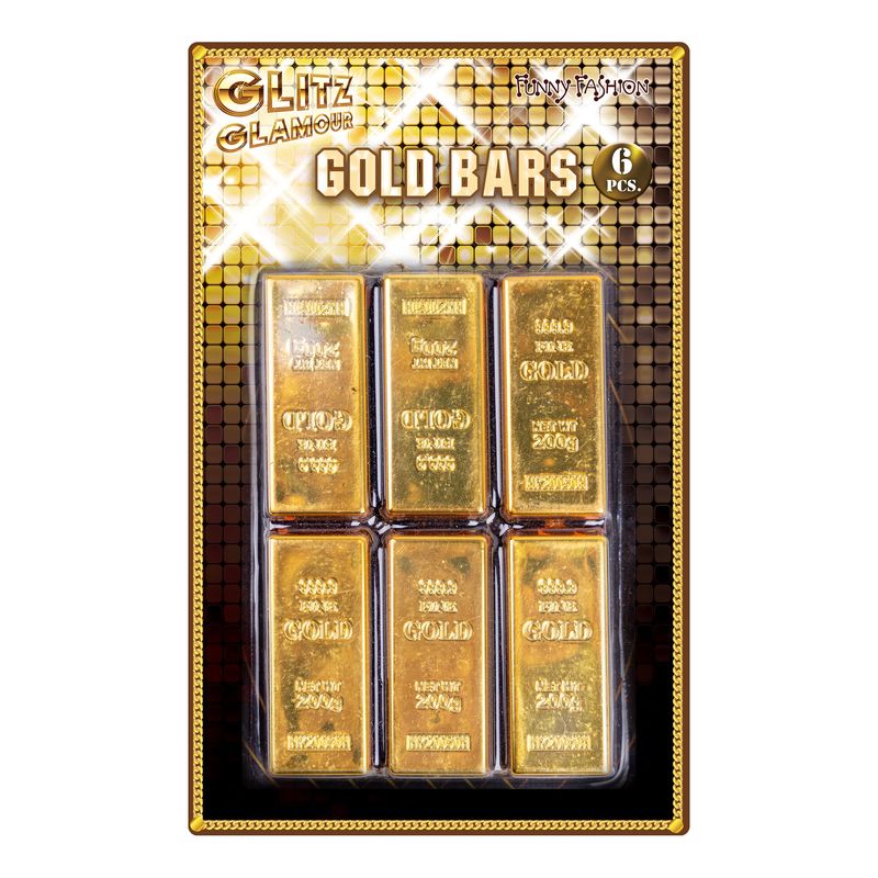 6 Goldbarren 6cm