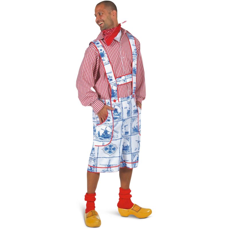 Tirolerhose mit Hosenträger Delftblau Tirolerhose mit Hosenträger Delftblau