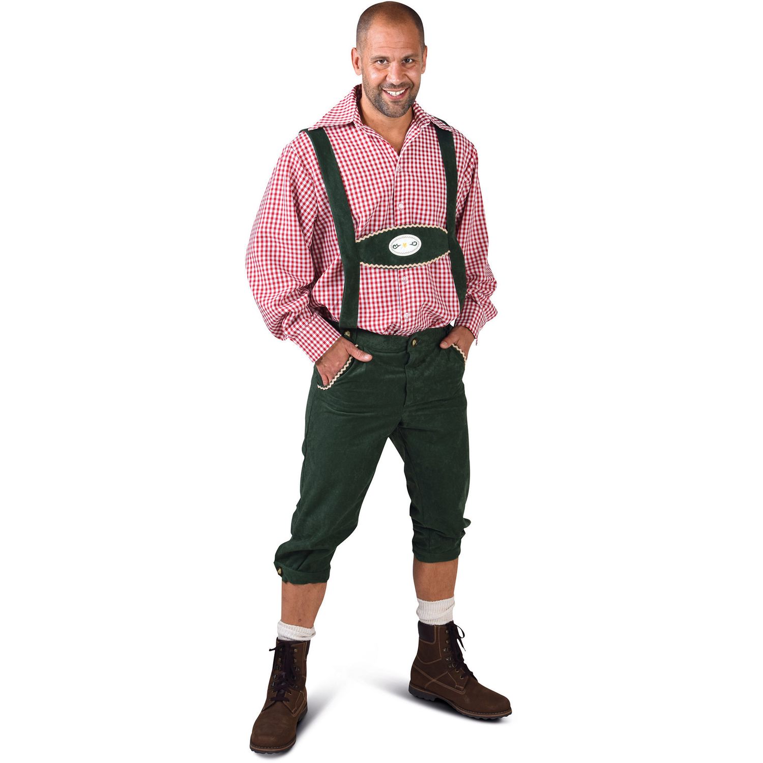 Tirolerbroek Alpenweide Groen