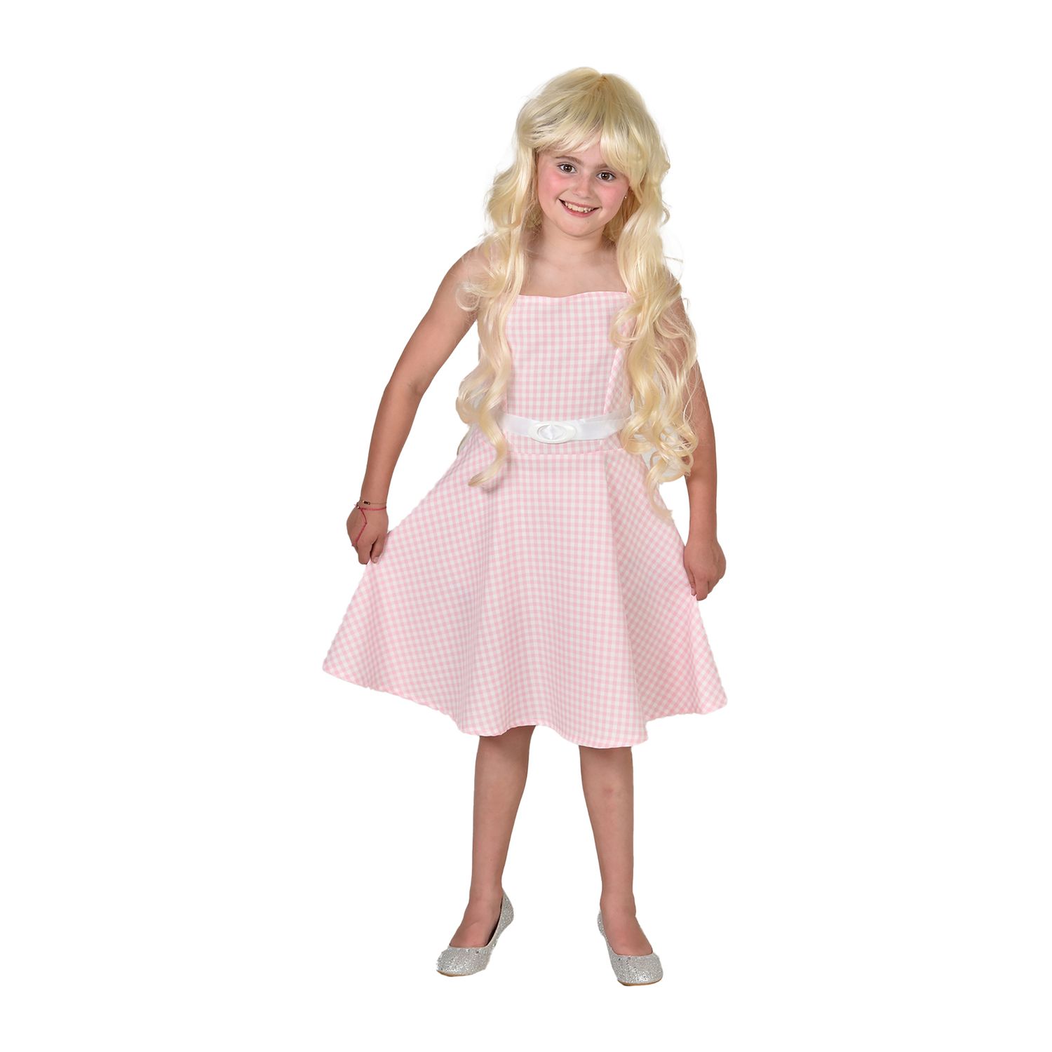 Poppenjurk Roze/Wit Meisjes