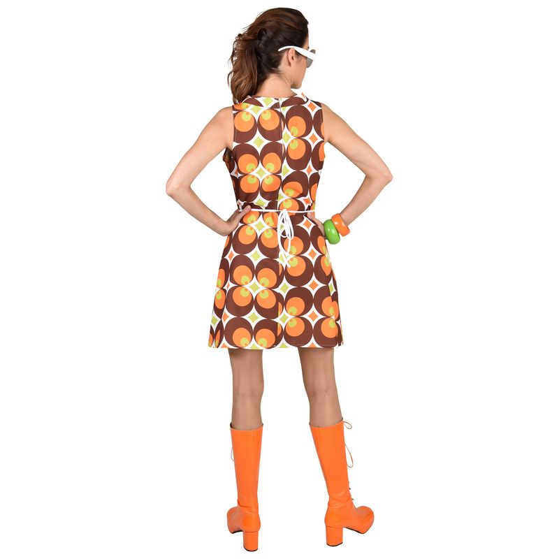 Kleid 70's Circle Brown
