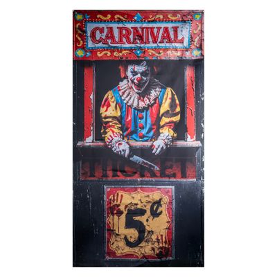 Deurgordijn clown 200cm