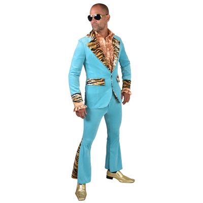 Anzug Zuhälter Nicky Samt Turkis