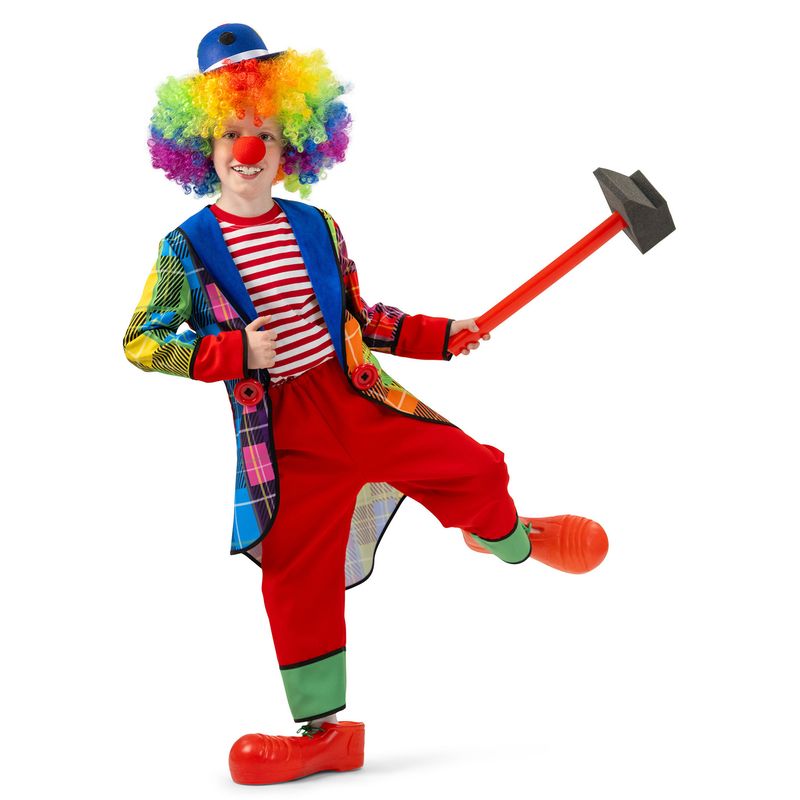 Regenbogen-Clownkostüm Ritchie 2-teilig Kinder