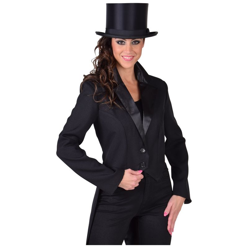 Frack Cabaret Schwarz Damen