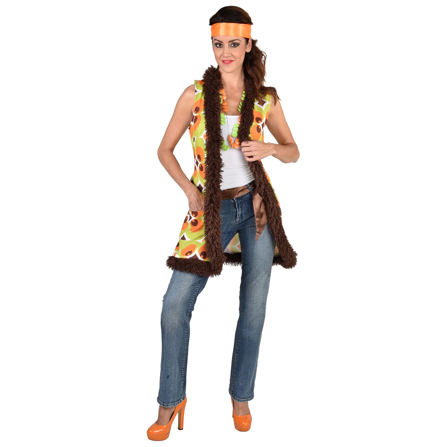 70er Hippie Weste Aurora Damen