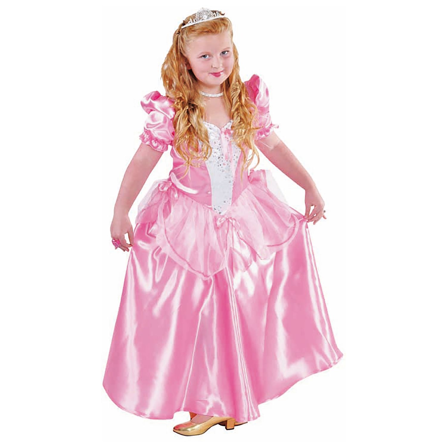 Prinsessenjurk Belle Roze Meisjes Prinsessenjurk Belle Roze Meisjes