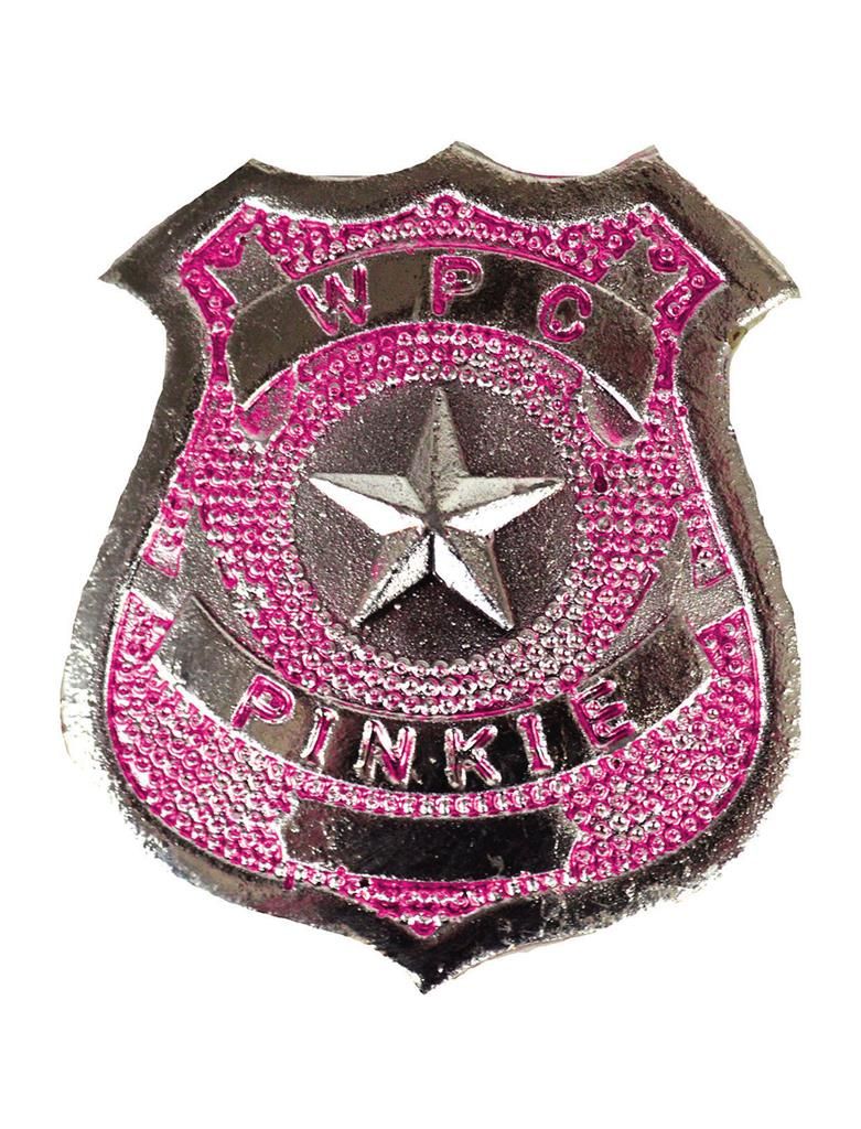 Polizei Abzeichen Pink