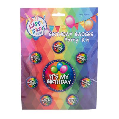 8 Abzeichen Geburtstag