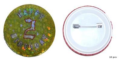 10 Abzeichen Happy Birthday 2 Jahre 10 Abzeichen Happy Birthday 2 Jahre