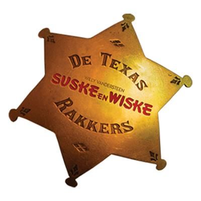 Sheriffstern Suske & Wiske Texas Rakkers