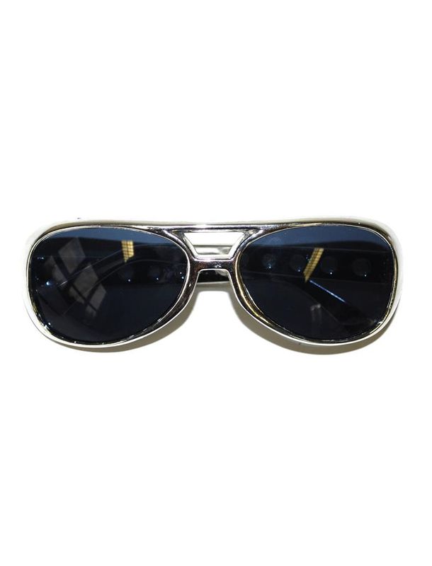 Brille Elvis silber