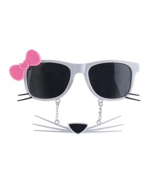 Brille Katze mit Schnurrbart Brille Katze mit Schnurrbart