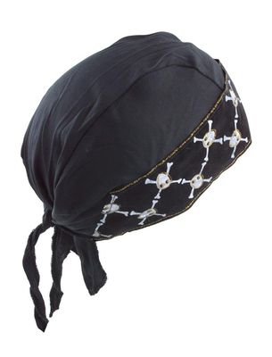 Bandana Pirat schwarz