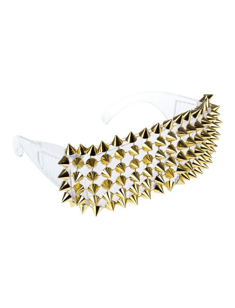 Bril met studs goud Bril met studs goud