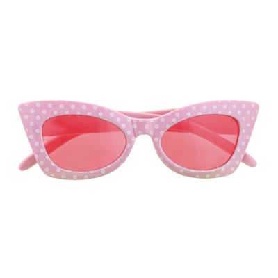 Brille 50er Jahre Rock'n Roll Pink