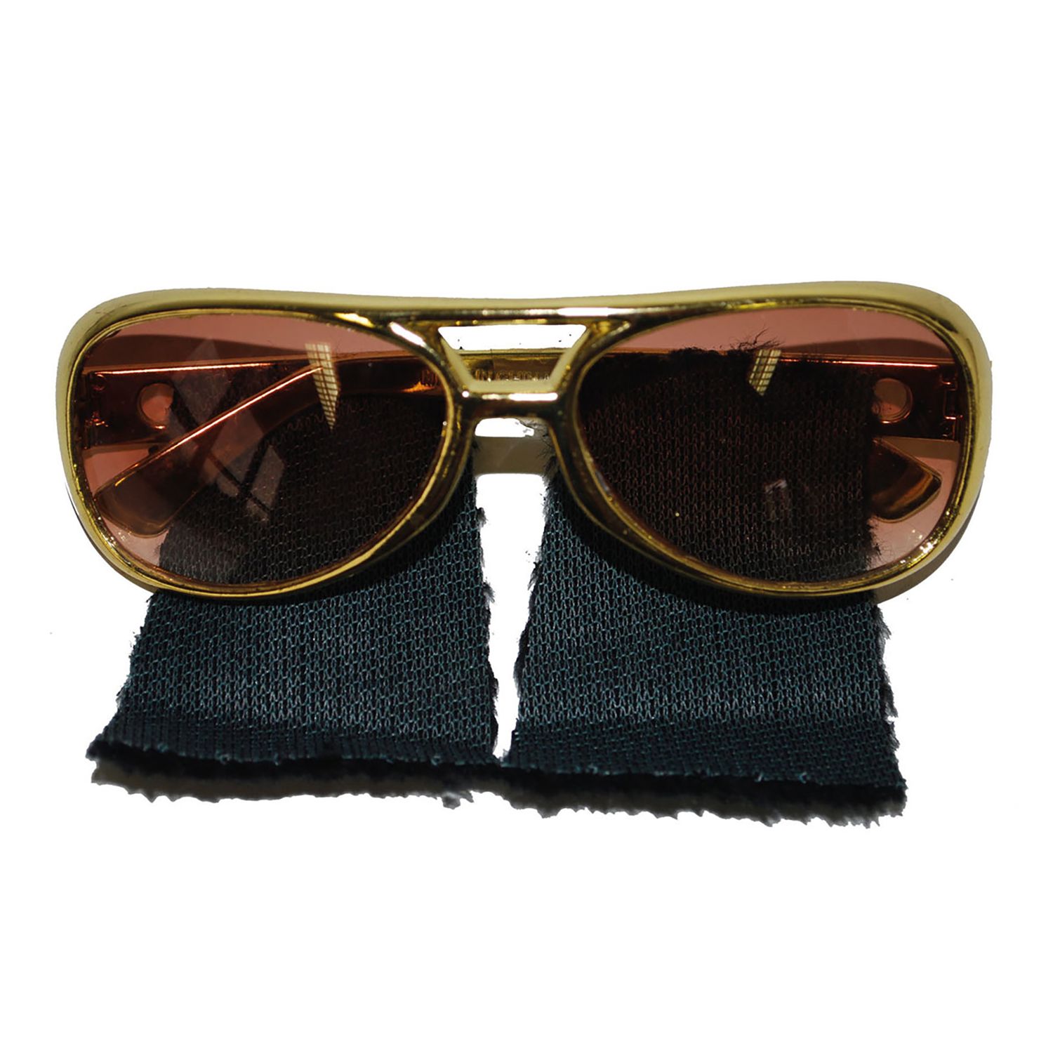 Brille Elvis mit Backenbarten