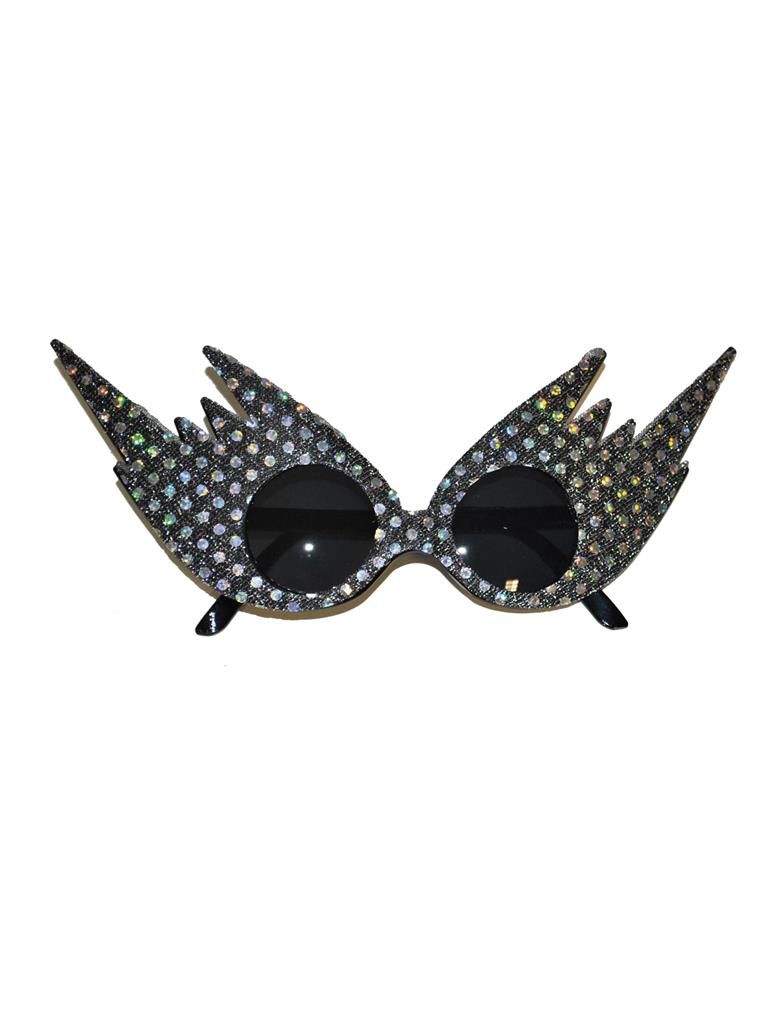 Brille mit Pailletten