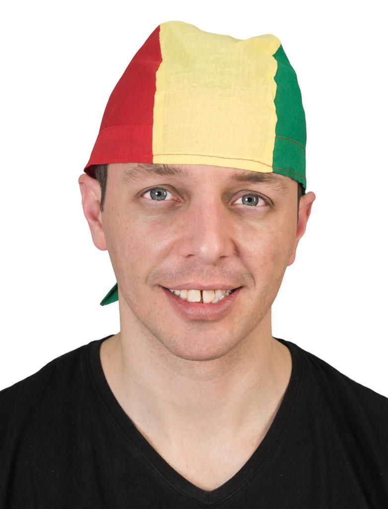 Bandana rot gelb grün