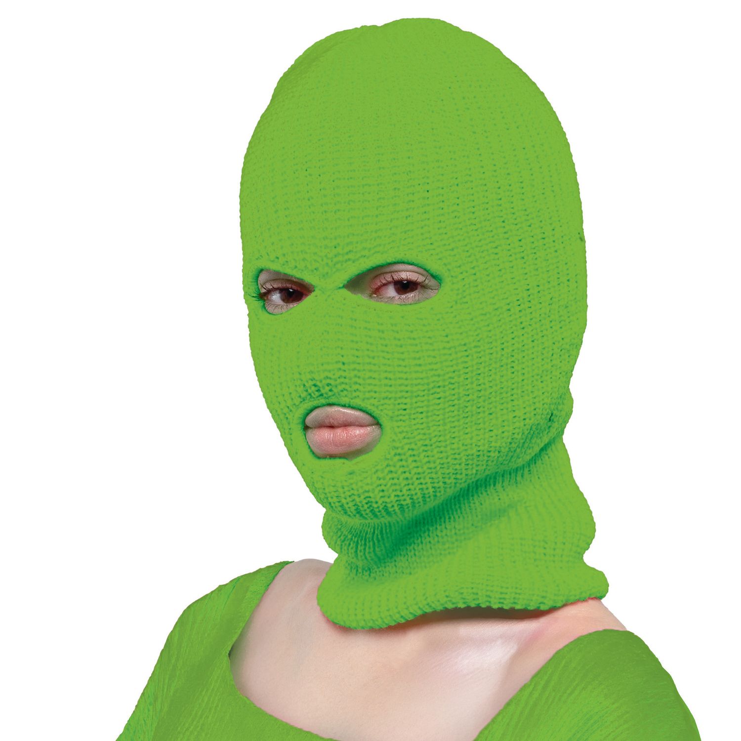 Bivakmuts fluo groen Bivakmuts fluo groen