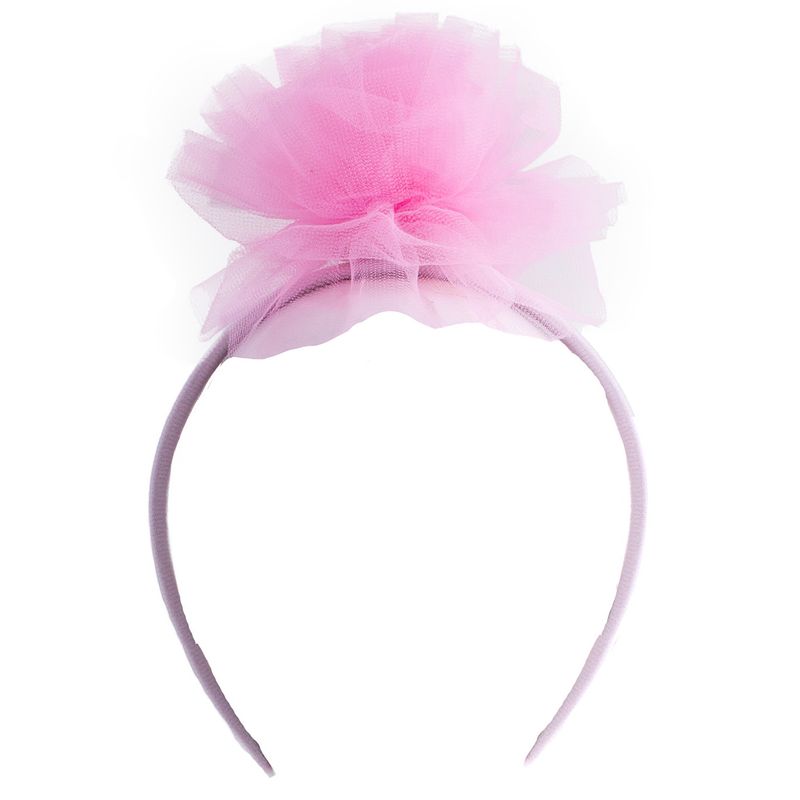 Haarreif mit Pompon pink Haarreif mit Pompon pink
