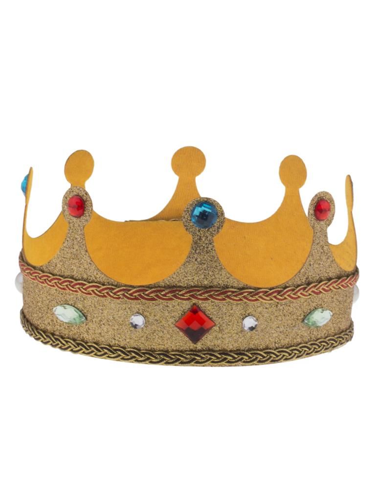 Koningskroon met glitter Koningskroon met glitter