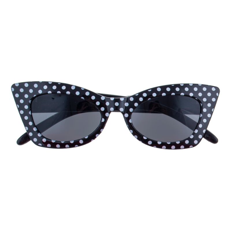 Brille Rock'n roll schwarz