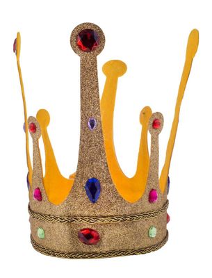 Königkrone mit Glitzer