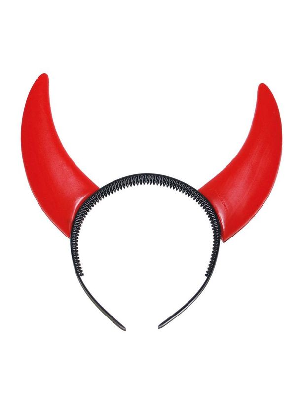 Haarreif Teufel mit roten Hörner Haarreif Teufel mit roten Hörner
