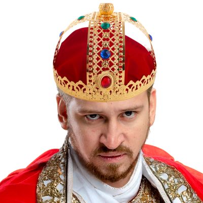 Middeleeuwse Kroon Koning Volwassenen Middeleeuwse Kroon Koning Volwassenen