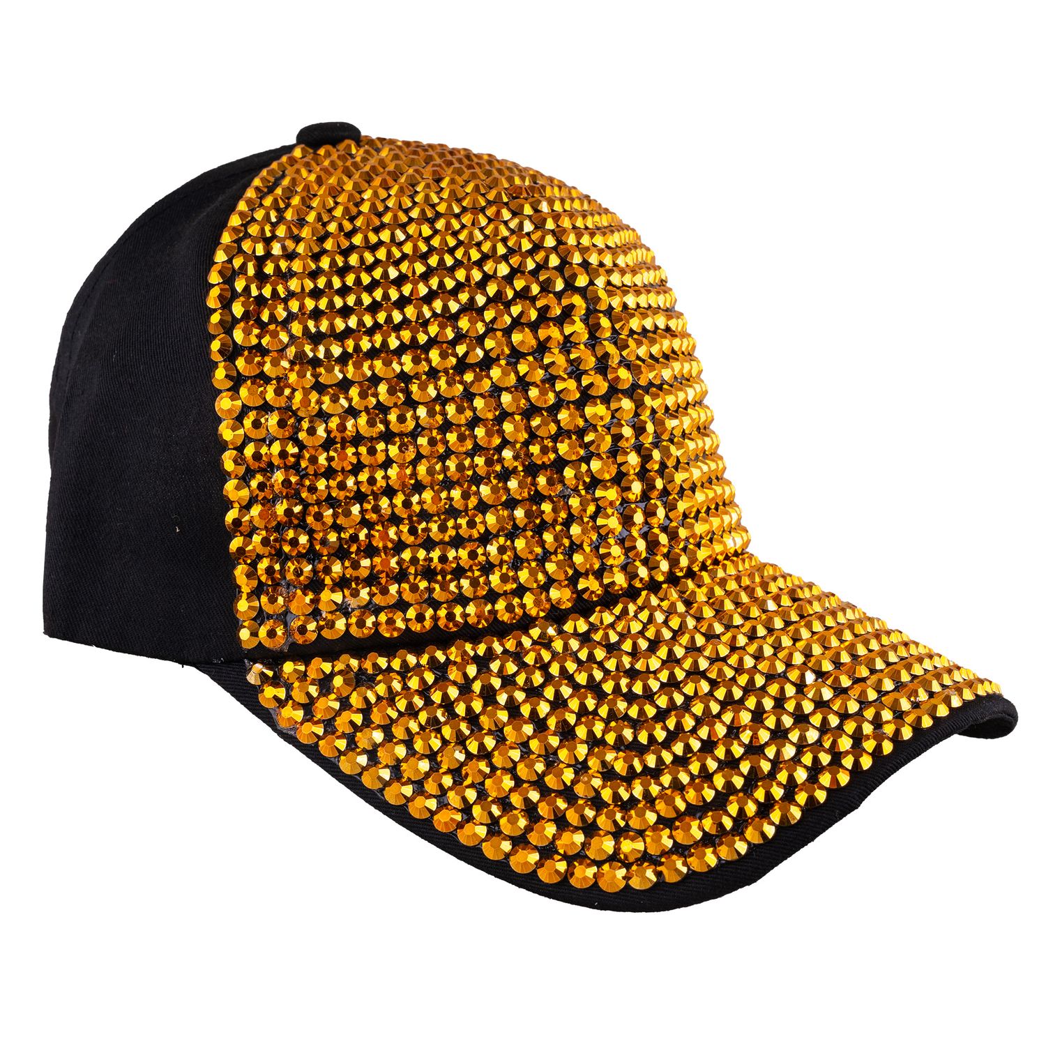 Baseball Cap mit Strass Gold