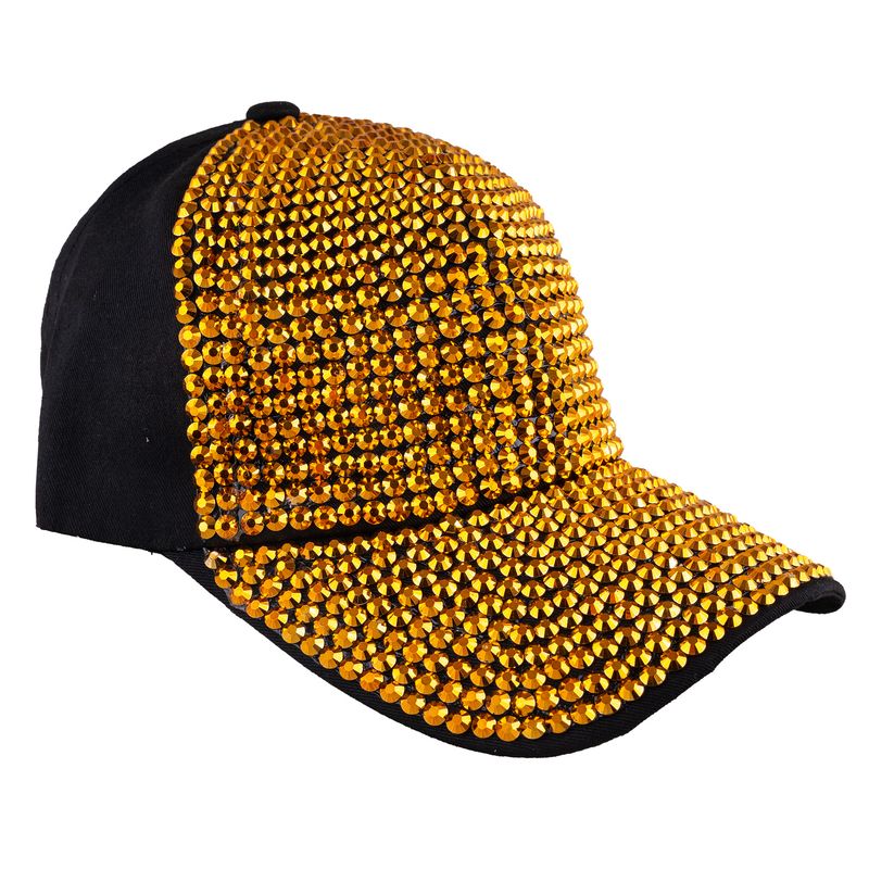 Baseball Cap mit Strass Gold