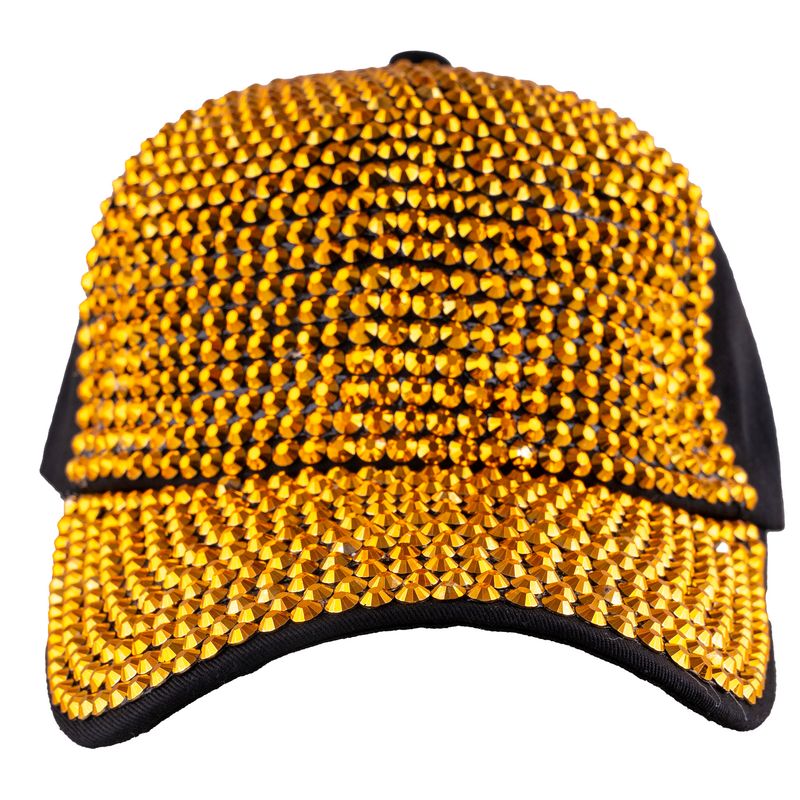 Baseball Cap mit Strass Gold