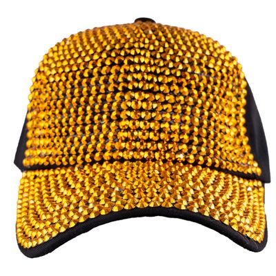 Baseball Cap mit Strass Gold
