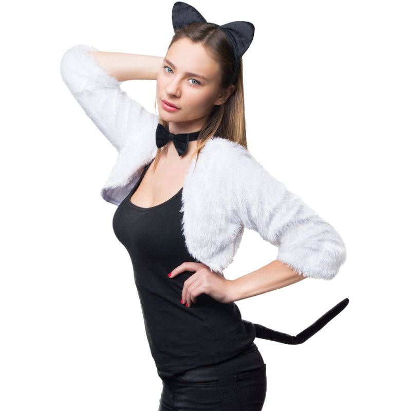 Katzen Set 3 tlg schwarz