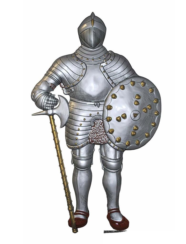 Wanddeko Ritter in Rüstung