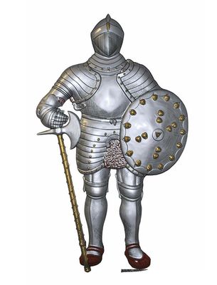 Muurdecoratie Ridder in harnas