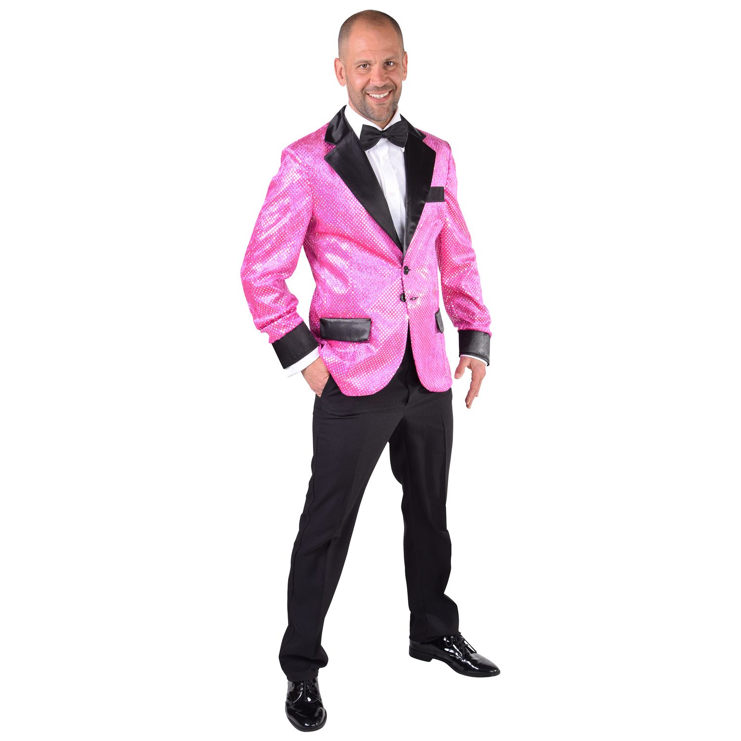 Glitter Colbert Show Roze Mannen