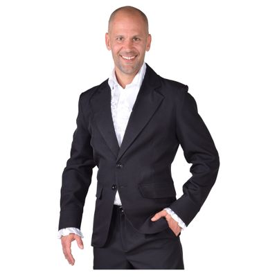 Sakko Jacob Basic Schwarz Herren